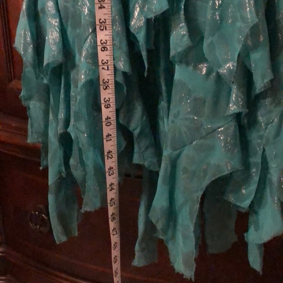 Teal Nicole Miller Dress - Picture 8 of 8